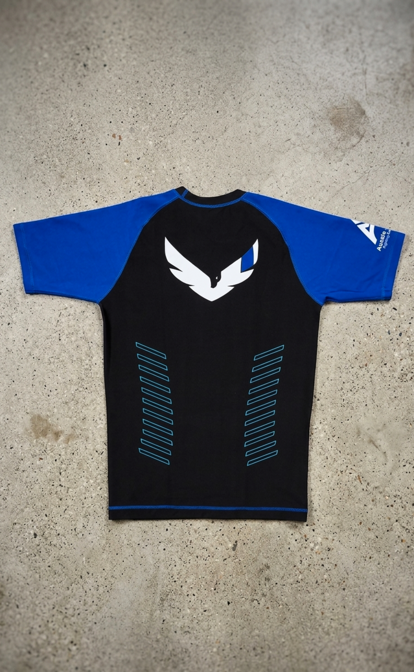 Premium Blue Ranked Rash Guard - Samurai Edge