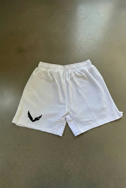 GRAPPLING/MMA SHORTS - SAMURAI EDGE WHITE