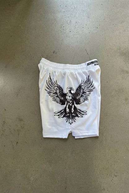 MMA HIGH CUT HYBRID SHORTS  - SAMURAI EDGE EAGLE