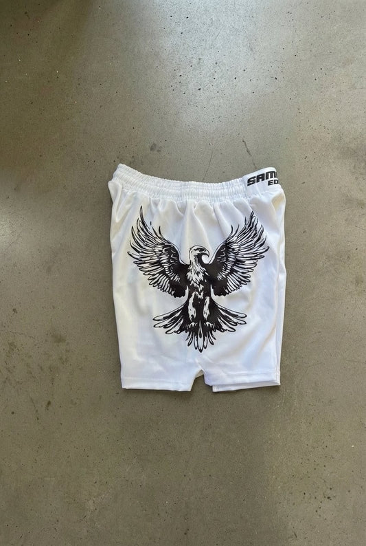 MMA HIGH CUT HYBRID SHORTS  - SAMURAI EDGE EAGLE