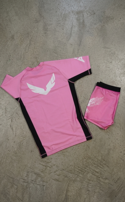 Sakura Pink Compression Shorts - Samurai Edge