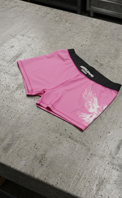 Sakura Pink Compression Shorts - Samurai Edge