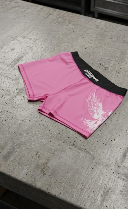Sakura Pink Compression Shorts - Samurai Edge