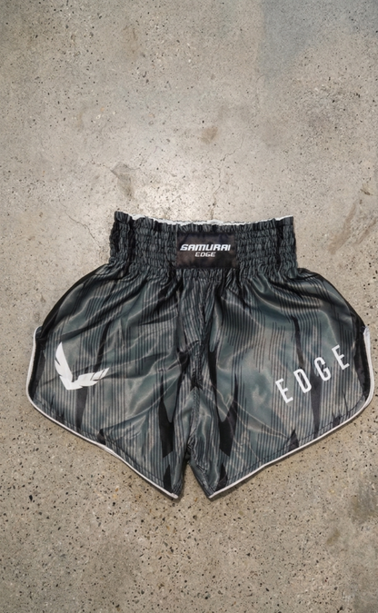 Iron Camo Muay Thai Shorts - Samurai Edge