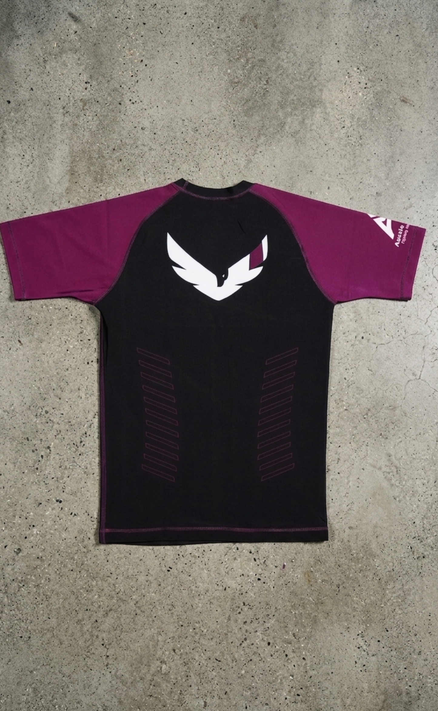 Premium Purple Ranked Rash Guard - Samurai Edge