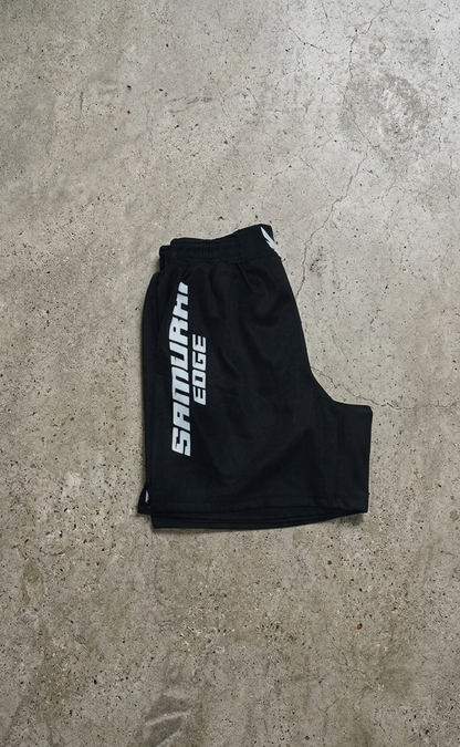 GRAPPLING/MMA SHORTS - SAMURAI EDGE BLACK