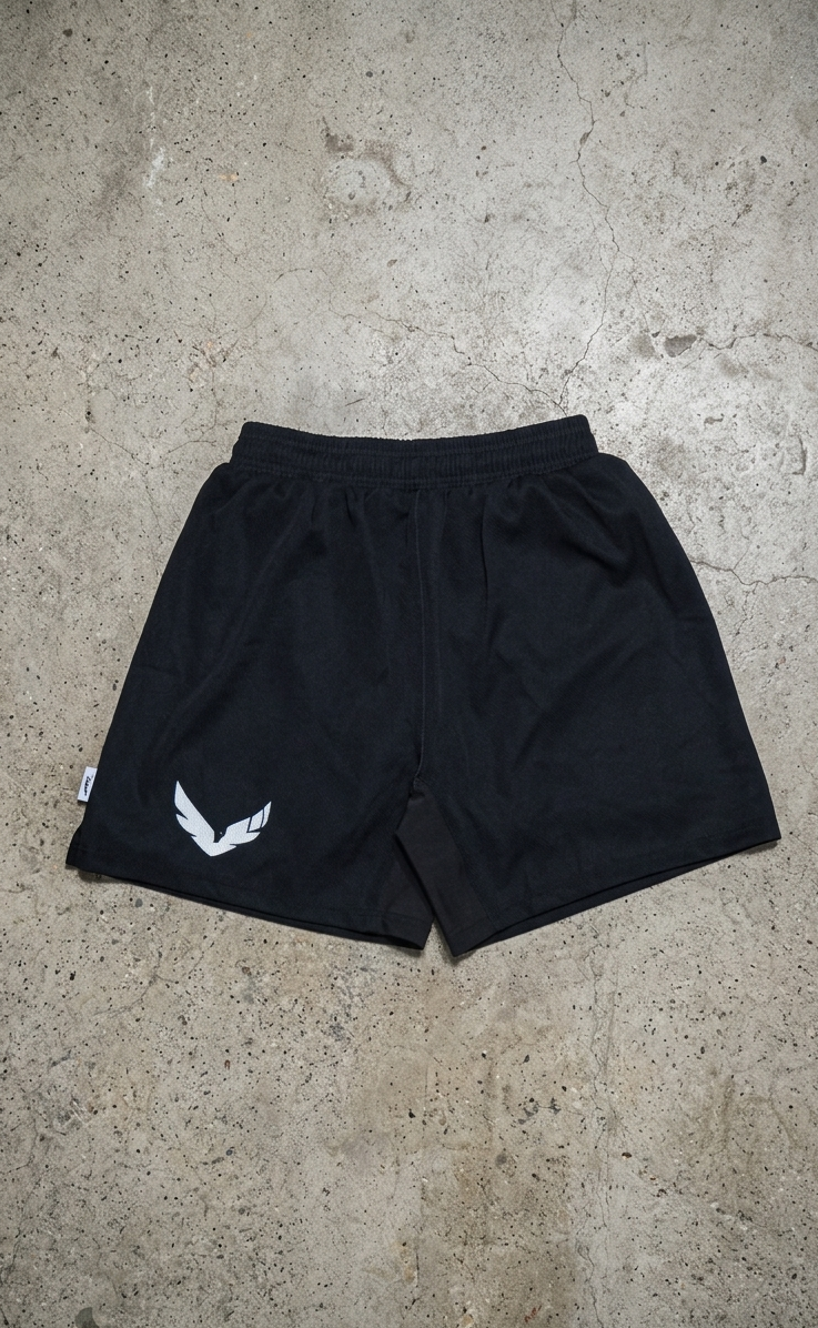 GRAPPLING/MMA SHORTS - SAMURAI EDGE BLACK