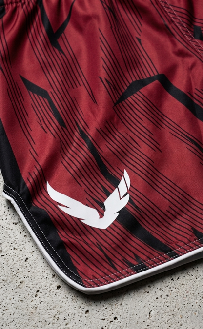 Blood Camo Muay Thai Shorts - Samurai Edge