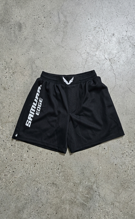 GRAPPLING/MMA SHORTS - SAMURAI EDGE BLACK