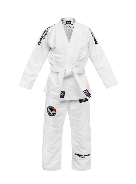 SAMURAI EDGE BJJ GI WHITE – IBJJF Approved