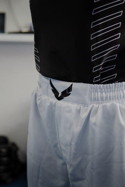 GRAPPLING/MMA SHORTS - SAMURAI EDGE WHITE