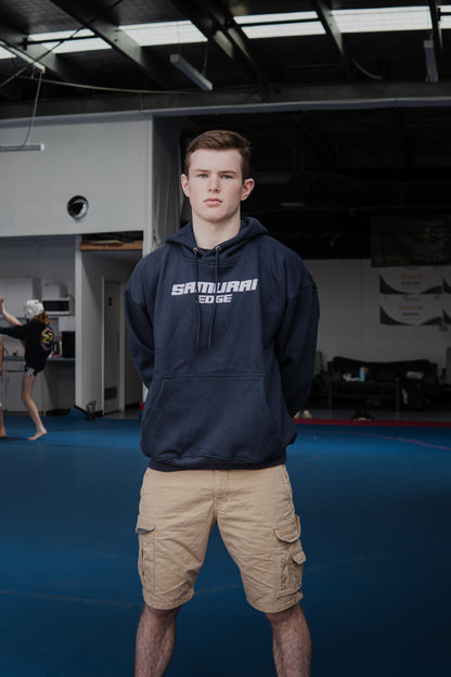 SAMURAI EDGE OVERSIZED HOODIE-BLACK