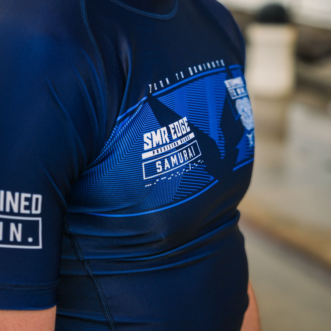 Ocean Blue Rashguard - Samurai Edge