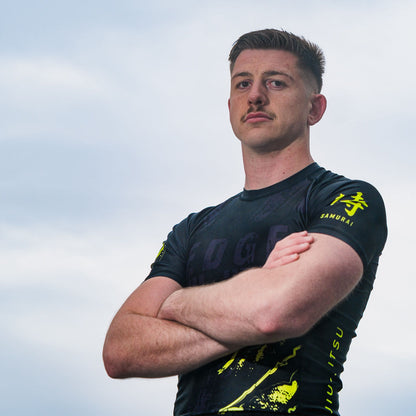 Neon Rash Guard - Samurai Edge