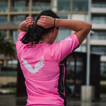 Premium Sakura Rash Guard - Samurai Edge